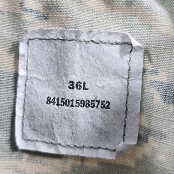 Military Jacket 36L Small Medium Digital Camo Desert Top Shirt Air Force Assault - Picture 10 of 13